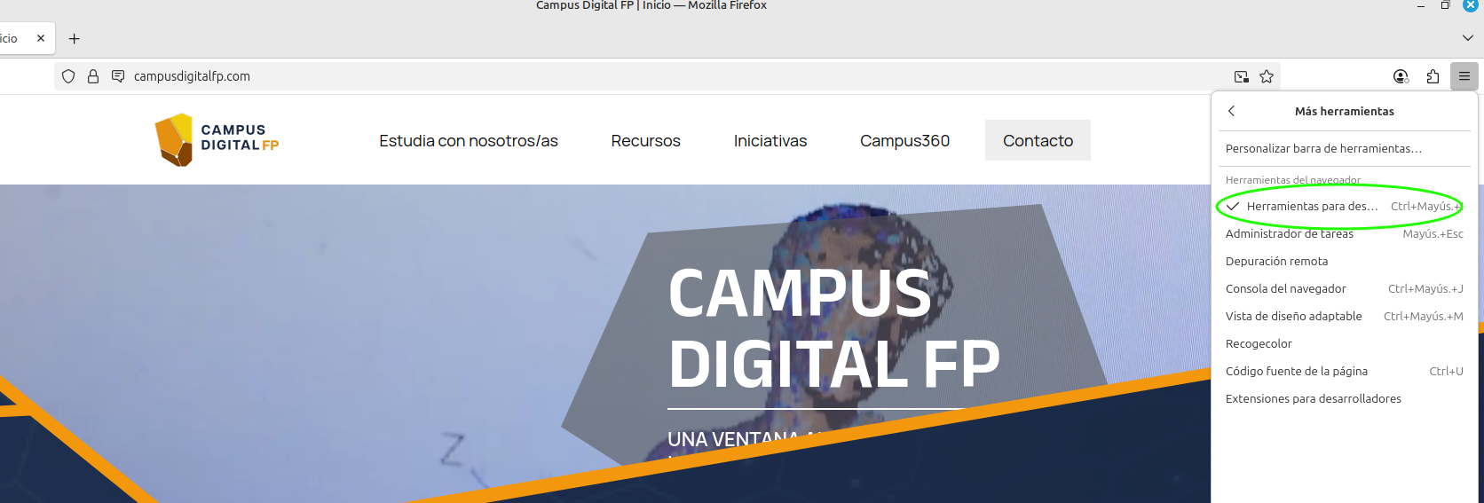 Acceso a la web y herramientas